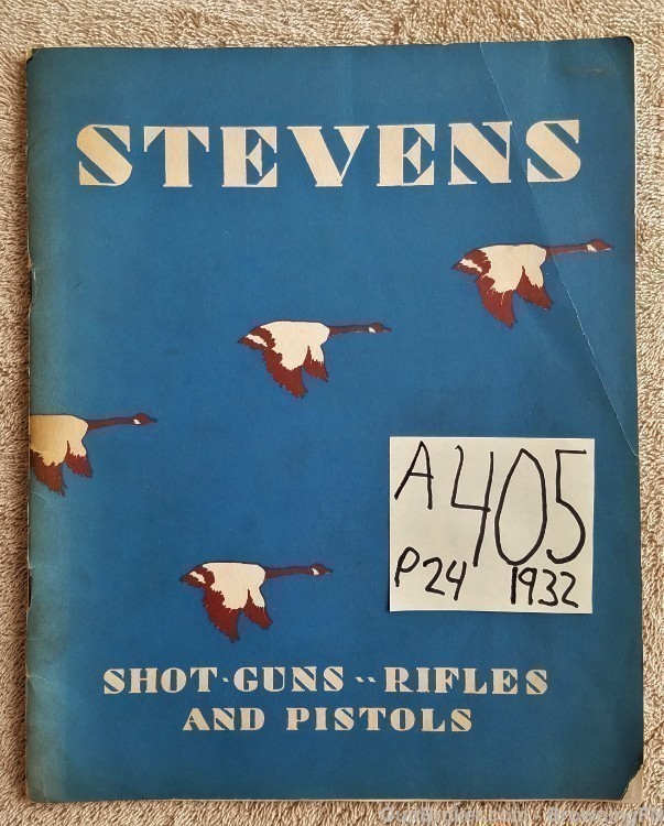 Orig Stevens Catalog & Price List 1932-img-0
