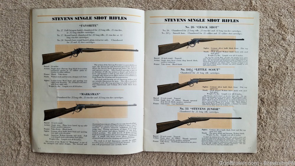 Orig Stevens Catalog & Price List 1932-img-2