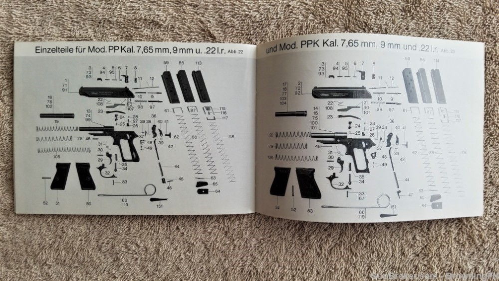 Orig Walther PP PPK Owners Instruction Manual-img-2