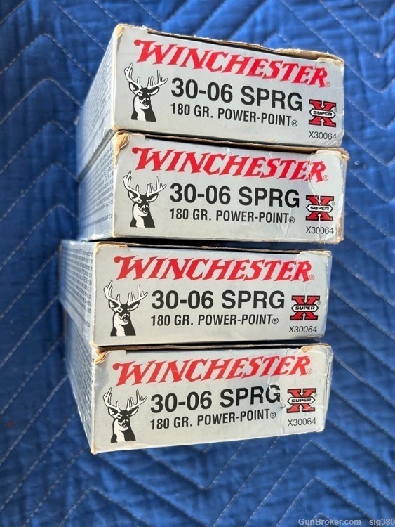WINCHESTER SUPER X 30-06 SPRG 180GR POWER POINT AMMO / 80 RD-img-2