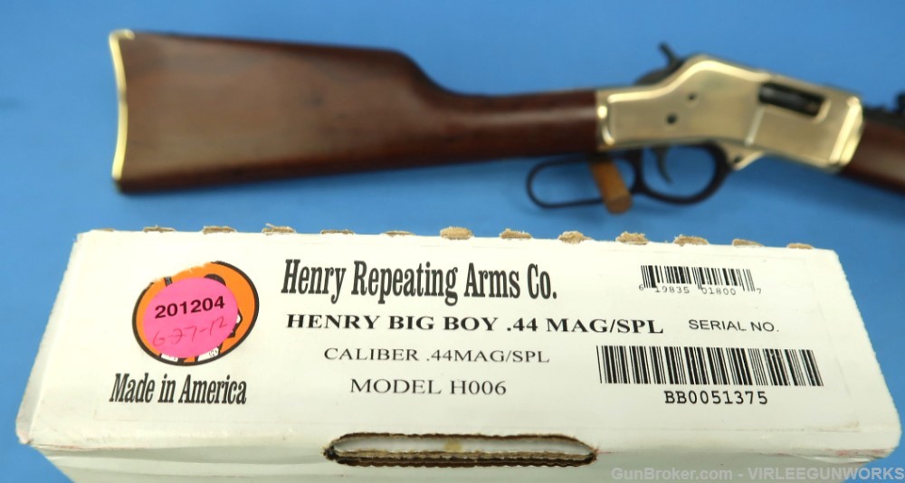 Henry Big Boy Classic Lever 44 Magnum/44 Special Tube Feed Boxed 2012 -img-2