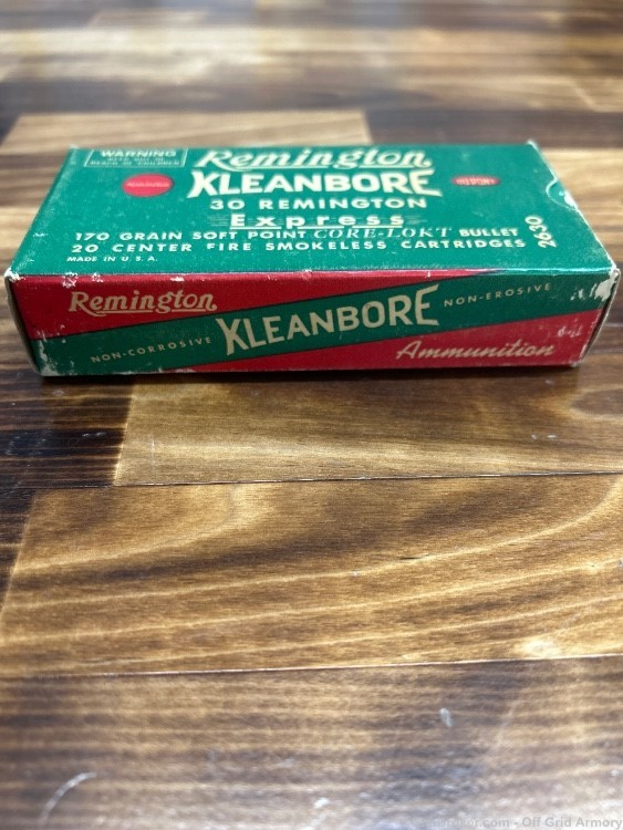 30 Remington Kleanbore FULL BOX ALL ORIGINAL-img-4