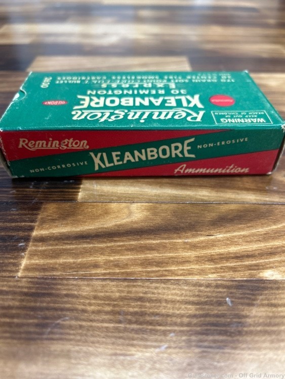 30 Remington Kleanbore FULL BOX ALL ORIGINAL-img-2