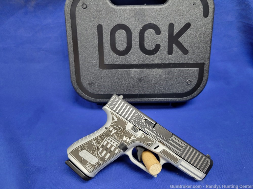 Glock Model 19 Gen 5 Donald Trump 9mm Semi-Auto Pistol NEW-img-0
