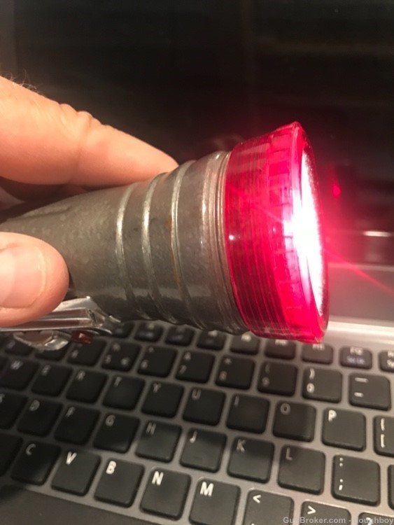 Winchester Flashlight gray & red Rare 2D Works -img-5