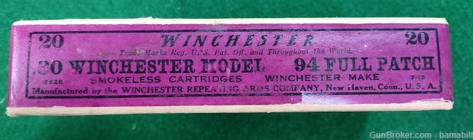  30 WCF (30-30).    WINCHESTER,  Sealed 2 Piece Box in MINT Condition-img-1