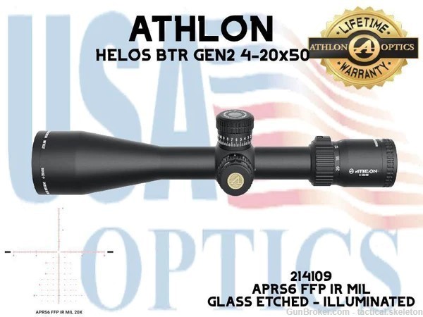 ATHLON, 214109, HELOS BTR GEN2 4-20x50 APRS6 FFP IR MIL-img-0