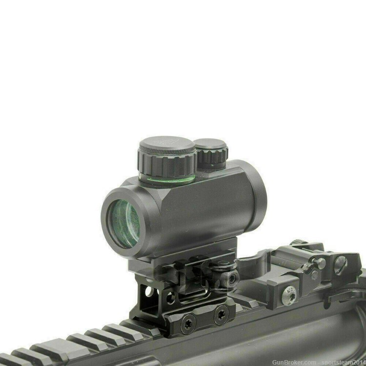 AR15/308 Picatinny Absolute Co-witness Riser Mount Red Dot with Rail-img-2