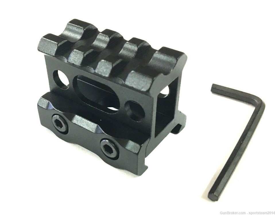 AR15/308 Picatinny Absolute Co-witness Riser Mount Red Dot with Rail-img-3