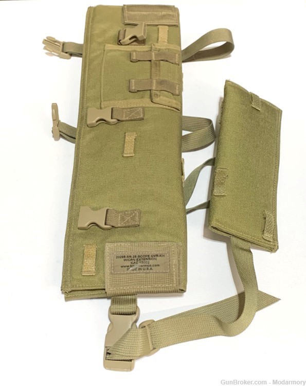 Knights Arm. SR-25 Khaki Scope and Crown Cover 20298 1005-01-543-0157 RARE!-img-0