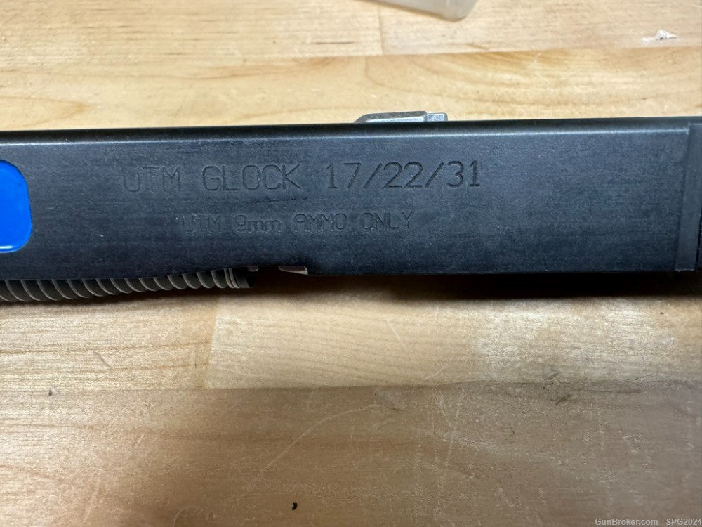 UTM Glock 17 Gen1-3 slide conversion for SBR silent blank rounds-img-2