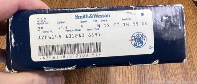 Smith & Wesson, 29-3, 4", Nickel, Box/ no papers, .44 Rem Mag, ANIB-img-15
