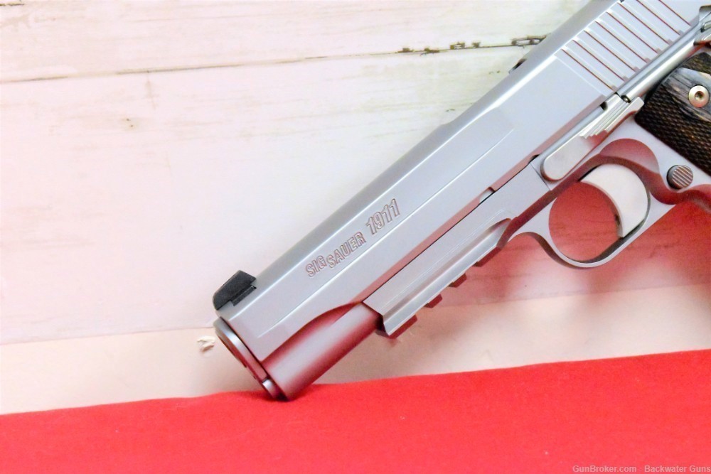 FACTORY NEW SIG SAUER 1911R STAINLESS RAIL CALIFORNIA COMPLIANT PISTOL -img-3