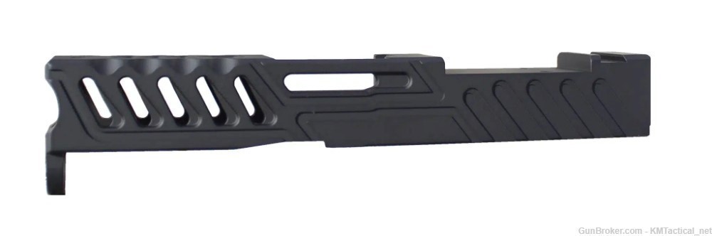 KM Tactical Stripped MKII RMR Slide For Glock 19 & PF940 Compact Gen 1-5 -img-2