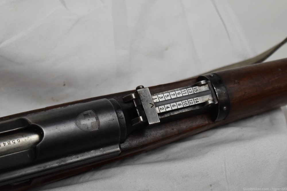 Swiss K31 rifle 7.5x55 Matching numbers EXCELLENT BORE!  C&R OK-img-16