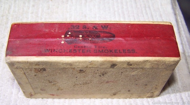 Red Winchester 32 SW Picture Box Circa 1907 SEALED-img-3