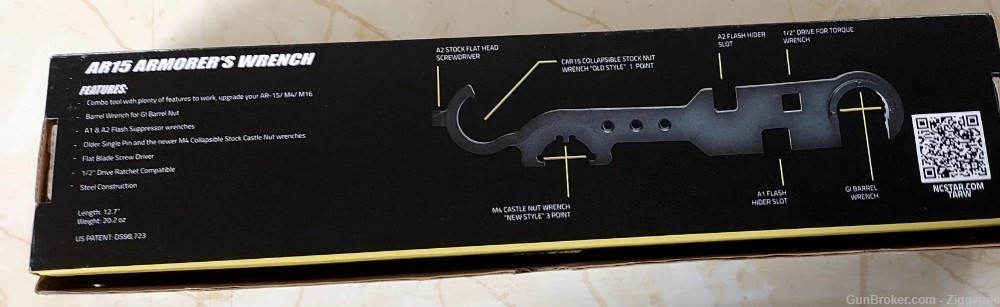  Factory New NcStar AR15 Armorer's Wrench (Model # TARW)-img-5