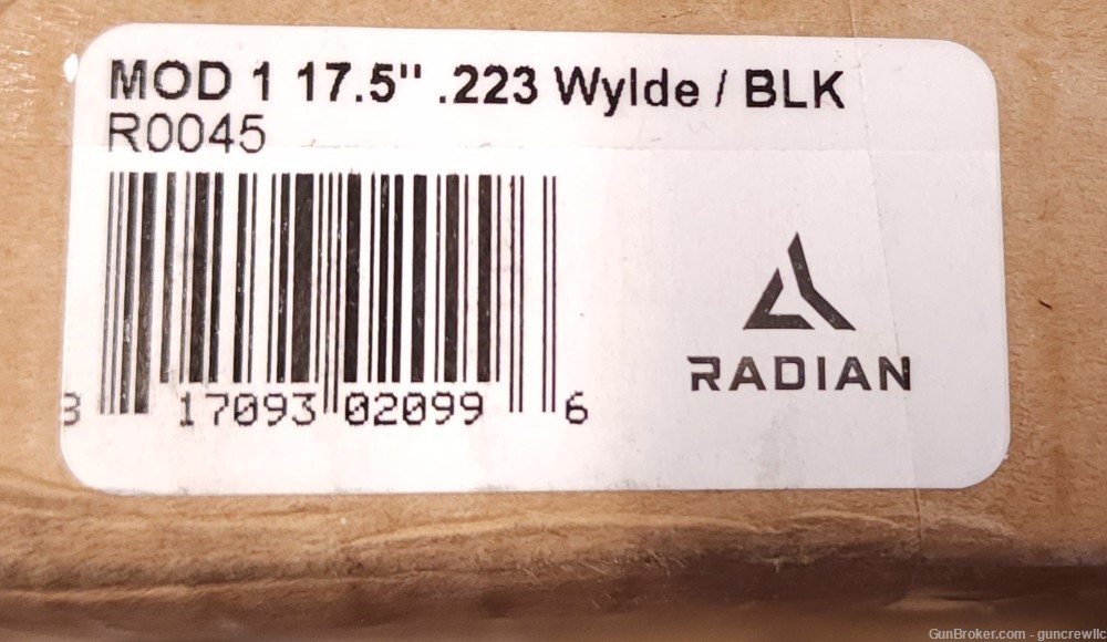 Radian Weapons DMR Mod1 Mod Model 1 Black 5.56 223 Wylde R0045 17.5"Layaway-img-22
