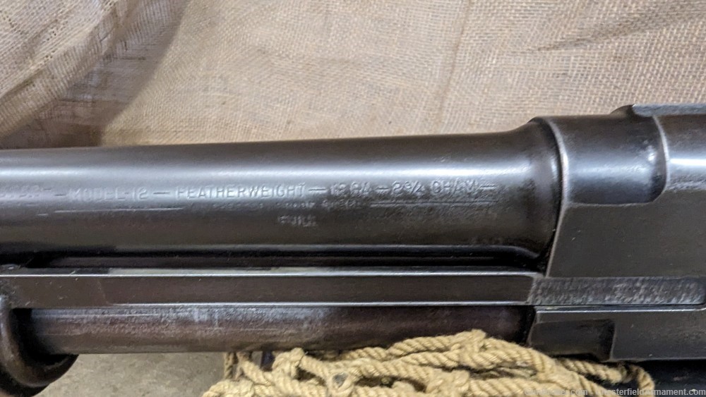 Winchester Mod 12 Featherweight,  30 in Full  needs repair-img-15