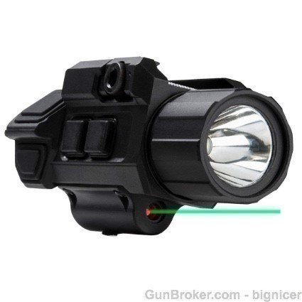 VAPFLSGV3 Pistol Flashlight w/Strobe & Green Laser-img-1
