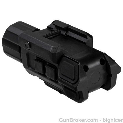 VAPFLSGV3 Pistol Flashlight w/Strobe & Green Laser-img-3