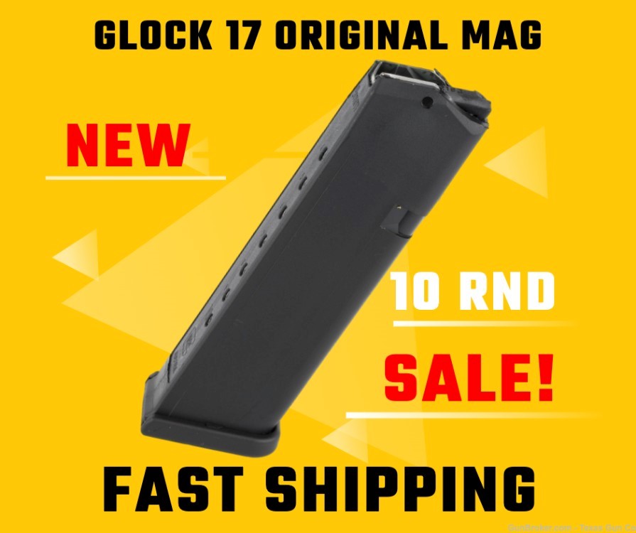 Glock 17 G17 9mm 10 Round Magazine MF10017 - Factory New Sealed-img-0