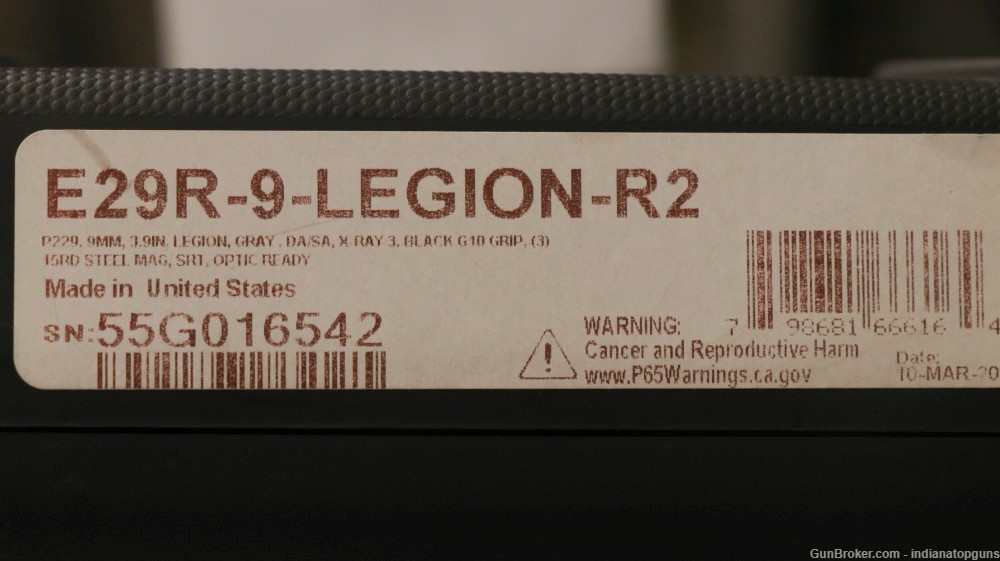Sig Sauer LEGION E29R Compact Legion 9mm Luger 3.90" 15+1 NIB-img-1