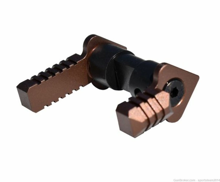 AR15/308 AMBIDEXTROUS SAFETY SELECTOR SWITCH, STEEL AND ALUMINUM - FDE/TAN-img-0