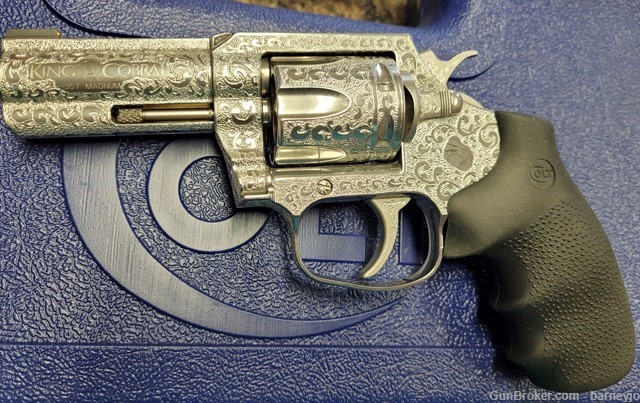 NIB Custom Engraved Colt King Cobra-img-0