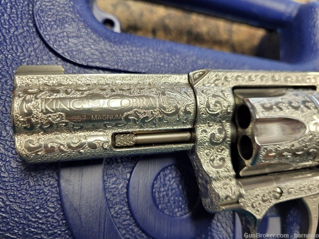 NIB Custom Engraved Colt King Cobra-img-2