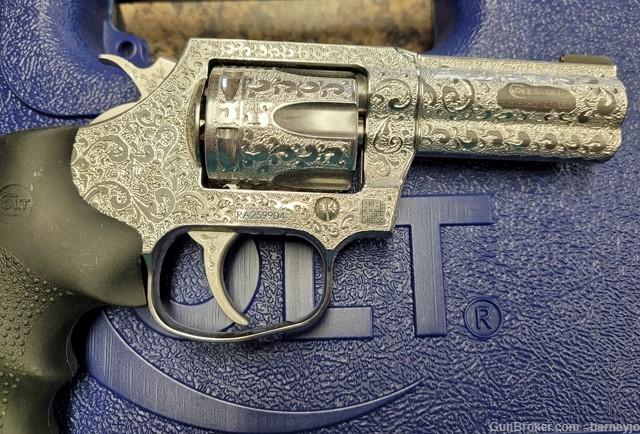NIB Custom Engraved Colt King Cobra-img-3