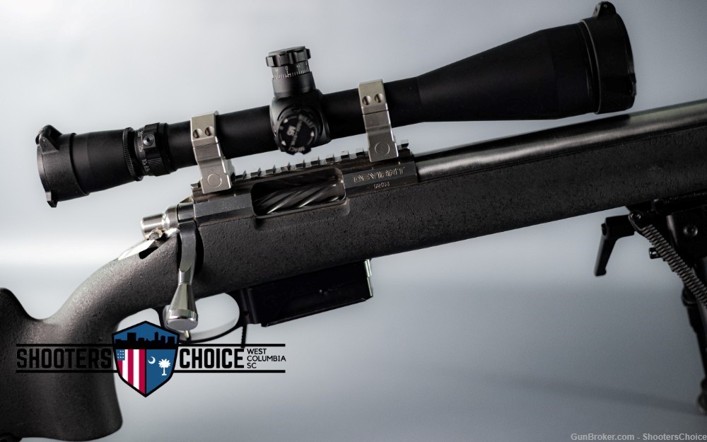 Custom Target Rifle Defiance Deviant Action 6.5 Creedmoor w/ Leupold Mark 4-img-2