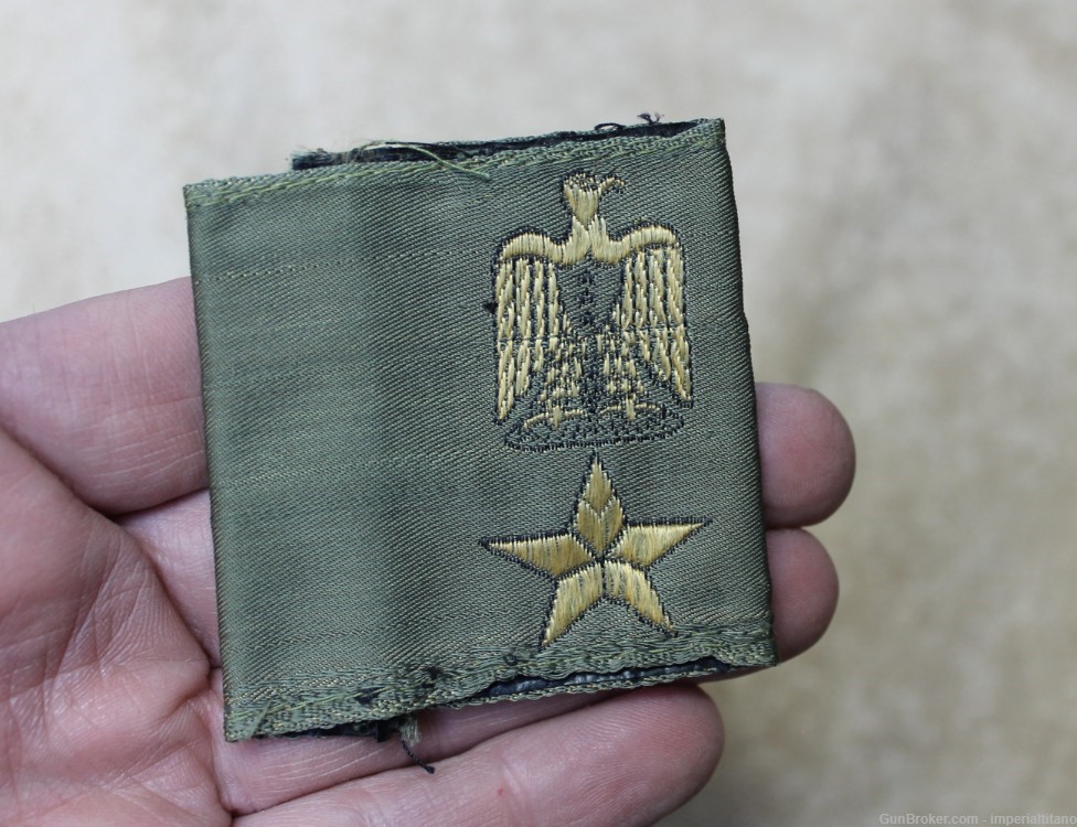 Iraqi Army Officer shoulder rank insignia Lt. Colonel German made -img-0