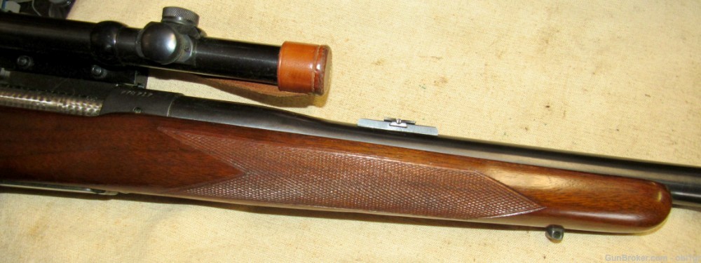Winchester Pre-64 Model 70 .375 H&H Magnum Scoped Rifle 1953 .01 NR-img-12