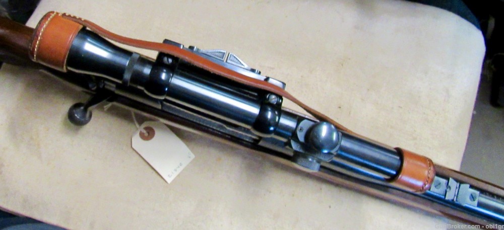 Winchester Pre-64 Model 70 .375 H&H Magnum Scoped Rifle 1953 .01 NR-img-5