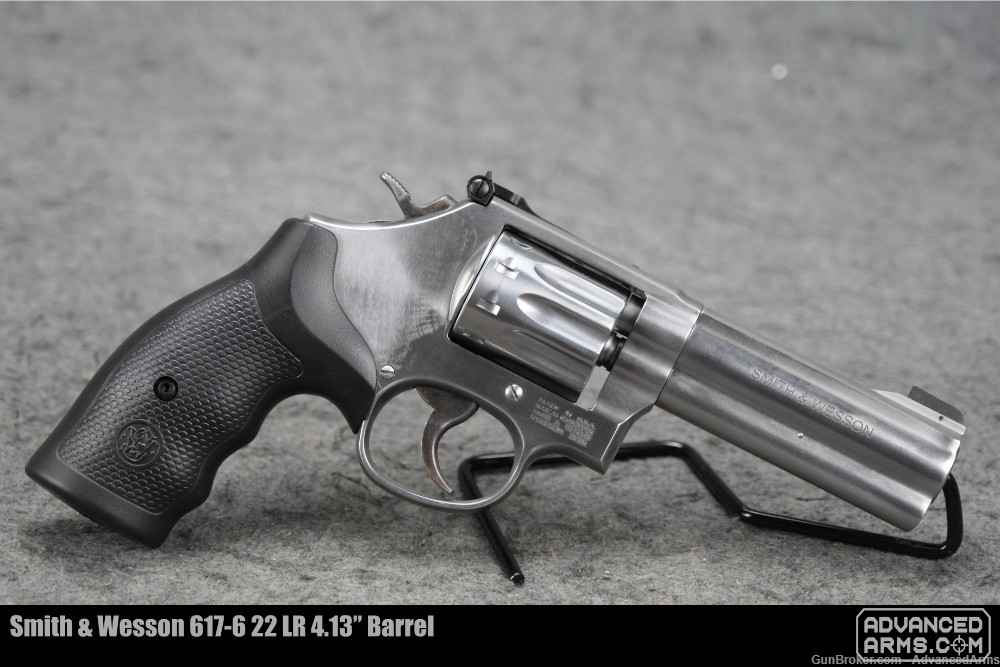 Smith & Wesson 617-6 22 LR 4.13” Barrel-img-1