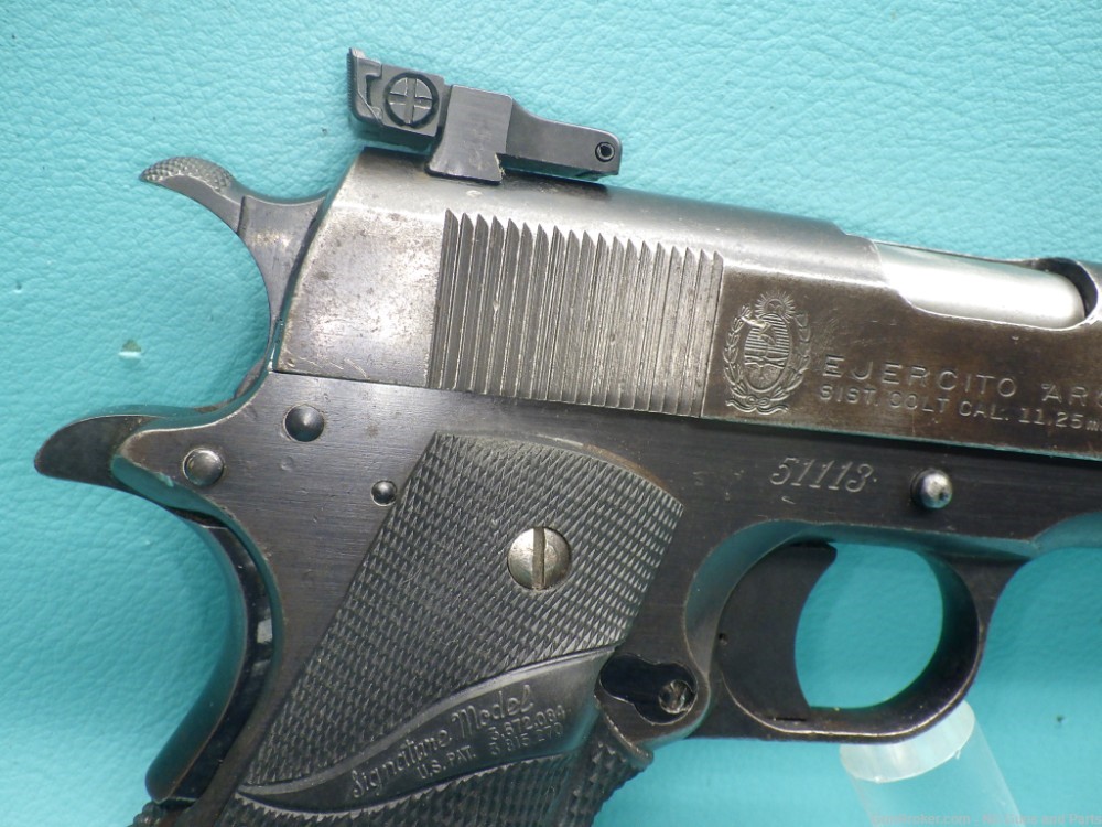 DGFM-FMAP Systema Colt 1927 .45acp 5"bbl Pistol W/ Millett Sight & 2 Mags-img-3