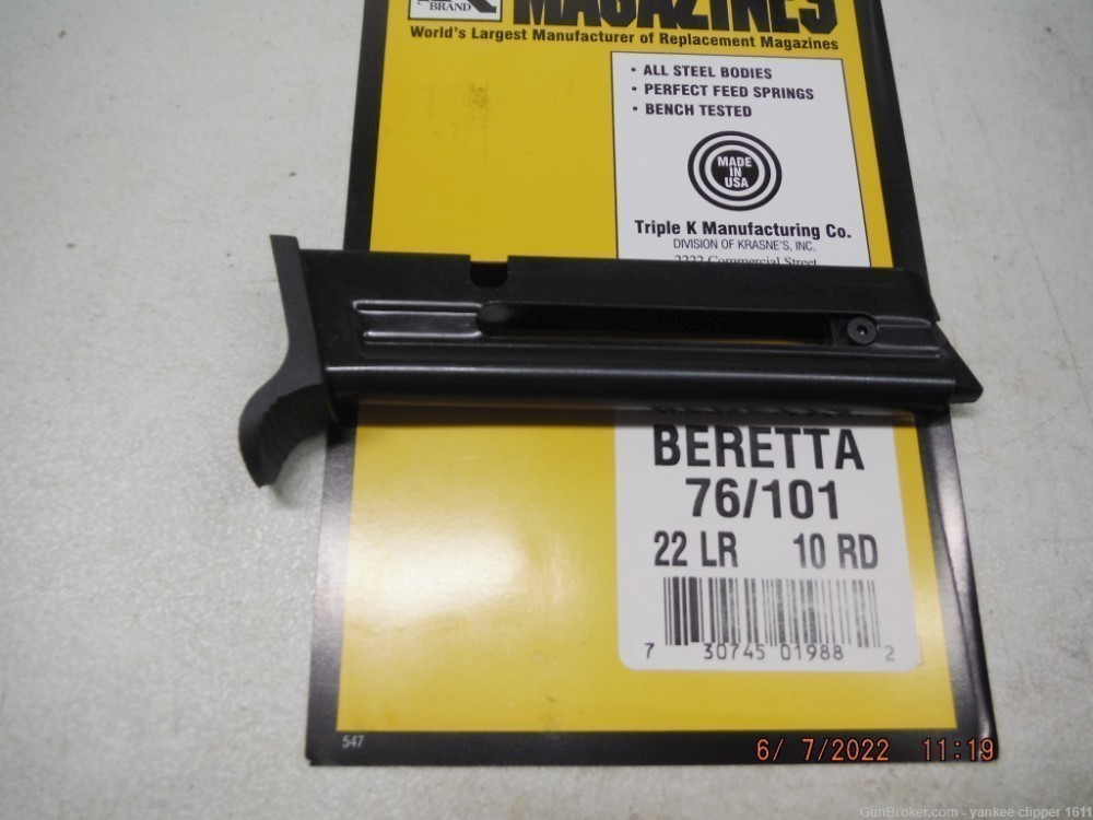 BERETTA 76/101 22 LR 10RD Beretta 76, 101 Magazine-img-0