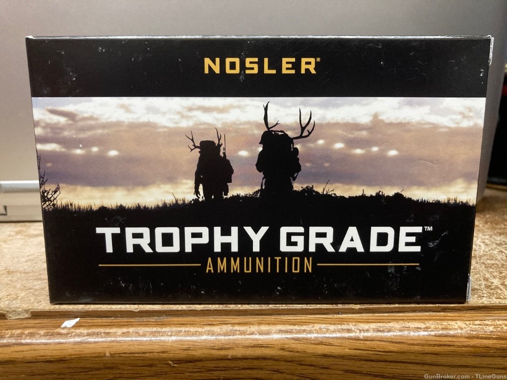 Nosler Trophy Grade 300 RUM 210 GR ABLR #60129 20 Rounds-img-2