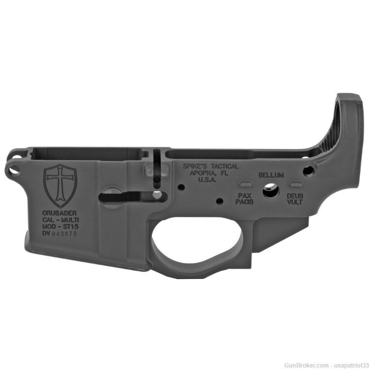 Spike's Tactical Crusader AR-15 Lower Receiver Stripped Multi Cal | STLS022-img-0