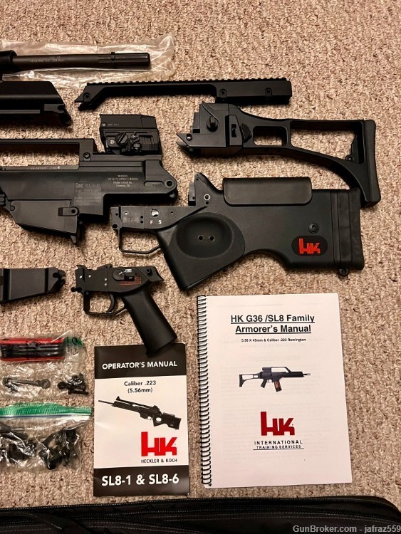 HK SL8 with G36K 10.5 Inch Conversion COMPLETE KIT WITH HK ARMORERS TOOLS-img-3