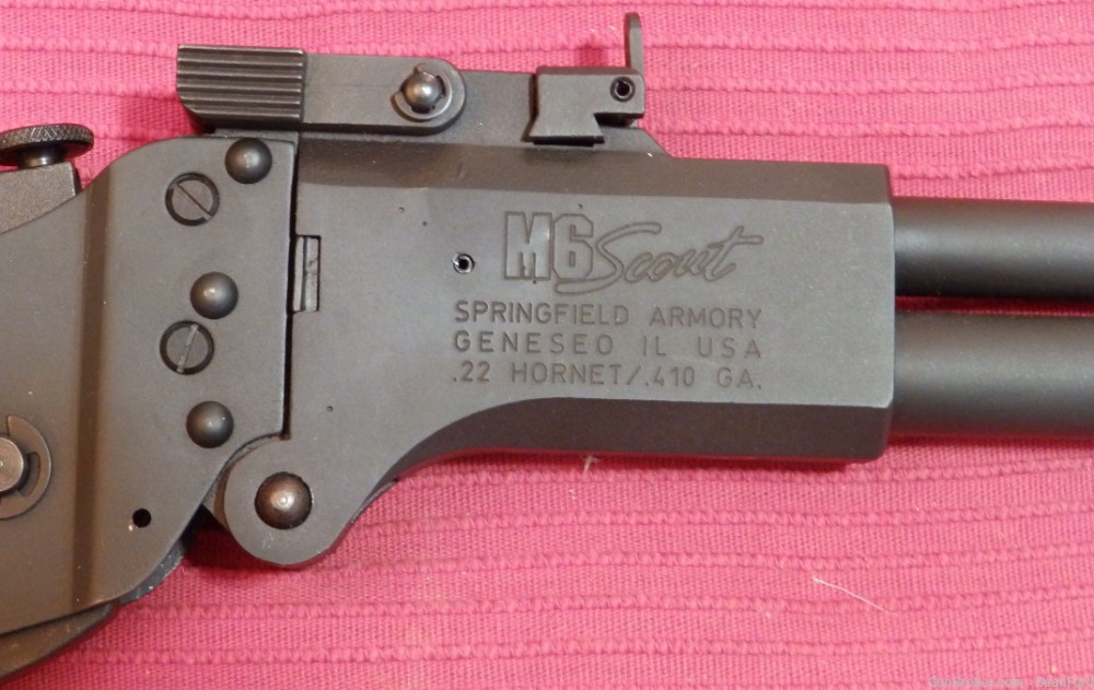 Springfield Armory M6 Scout in 22 Hornet/410 Ga., black, 18" bbl. -img-8
