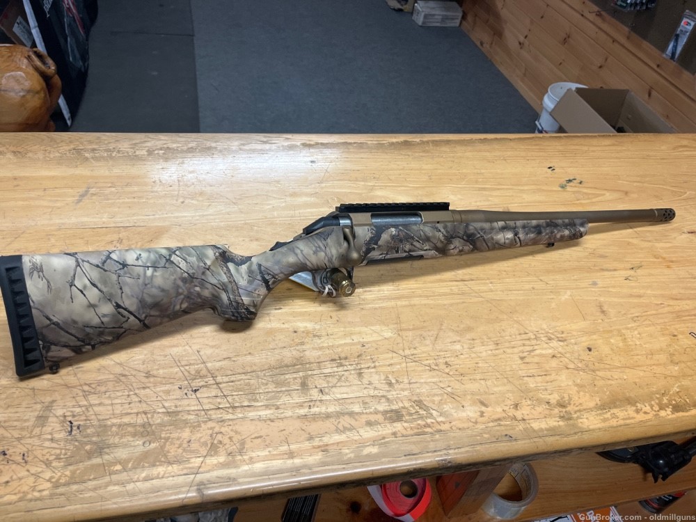 Ruger American Compact, Go Wild Camo 243. New In Box-img-0