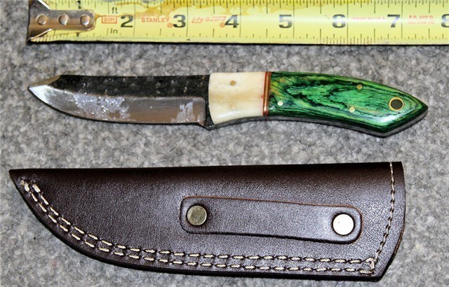 CUSTOM HUNTING-CAMP KNIFE # 17 CARBON STEEL-img-1