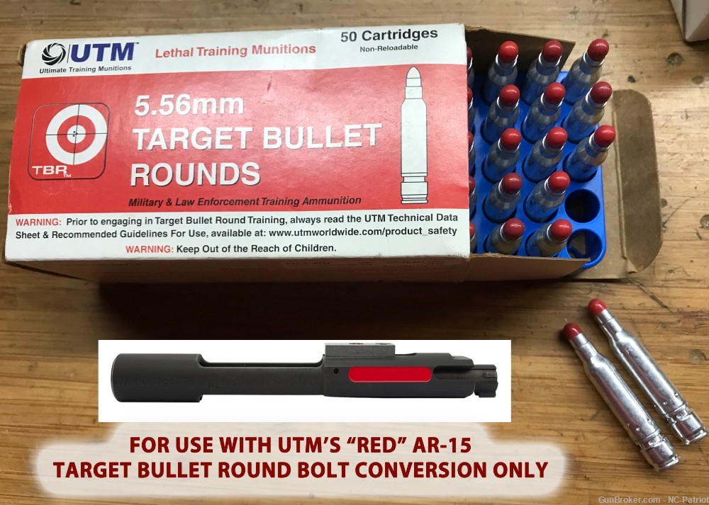 5.56 UTM Target Bullet Rd TBR .223 Ultimate Training Munition Collector mmr-img-0
