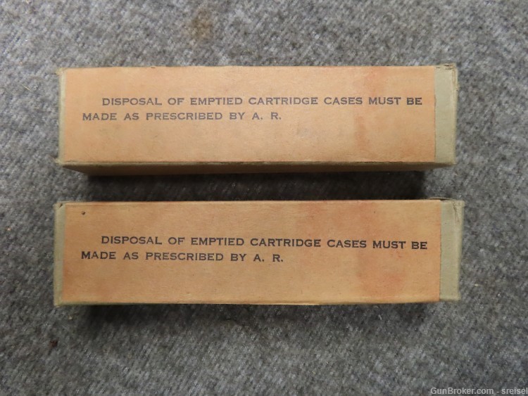 2 SEALED BOXES WWII US GI .45 ACP AMMO-REMINGTON ARMS CO 1941-EXC-MINT COND-img-3