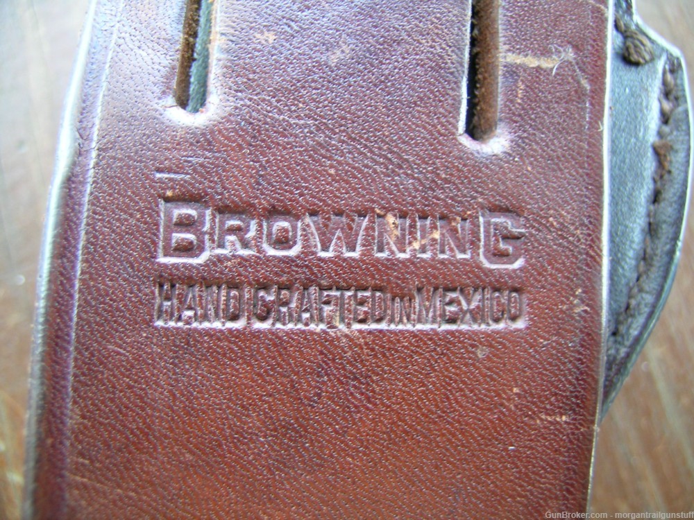 Original Browning Leather Holster for Hi-Power 9mm-img-6