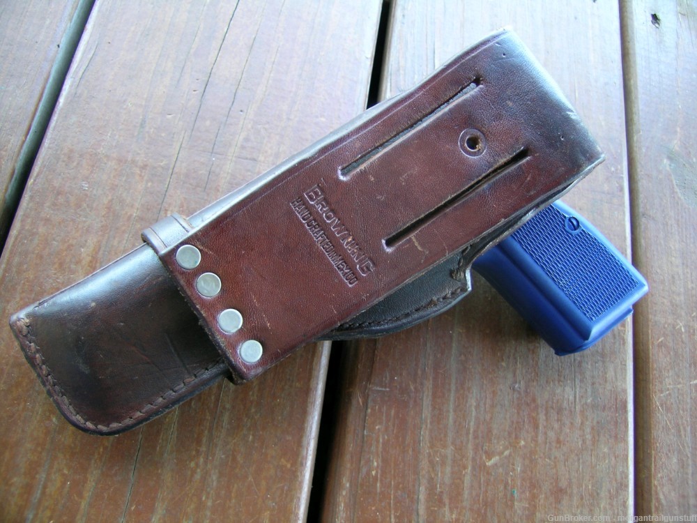 Original Browning Leather Holster for Hi-Power 9mm-img-4