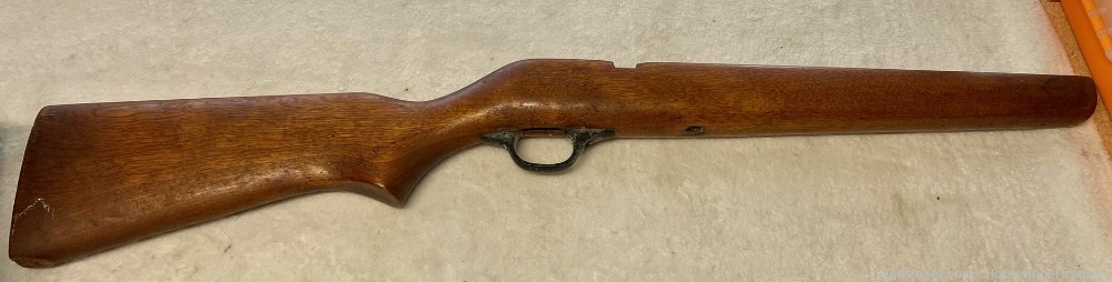 Marlin Model 80 Rifle Stock Brown Wood w/Trigger Guard-img-0