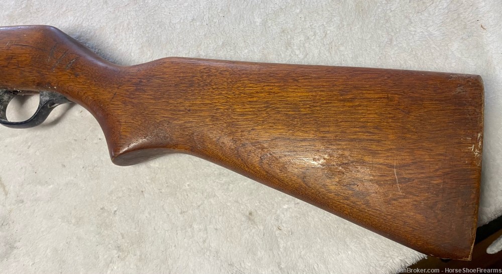 Marlin Model 80 Rifle Stock Brown Wood w/Trigger Guard-img-3